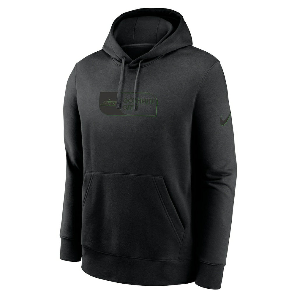 New York Jets Edge Pack French Terry Club Pullover Hoodie Black
