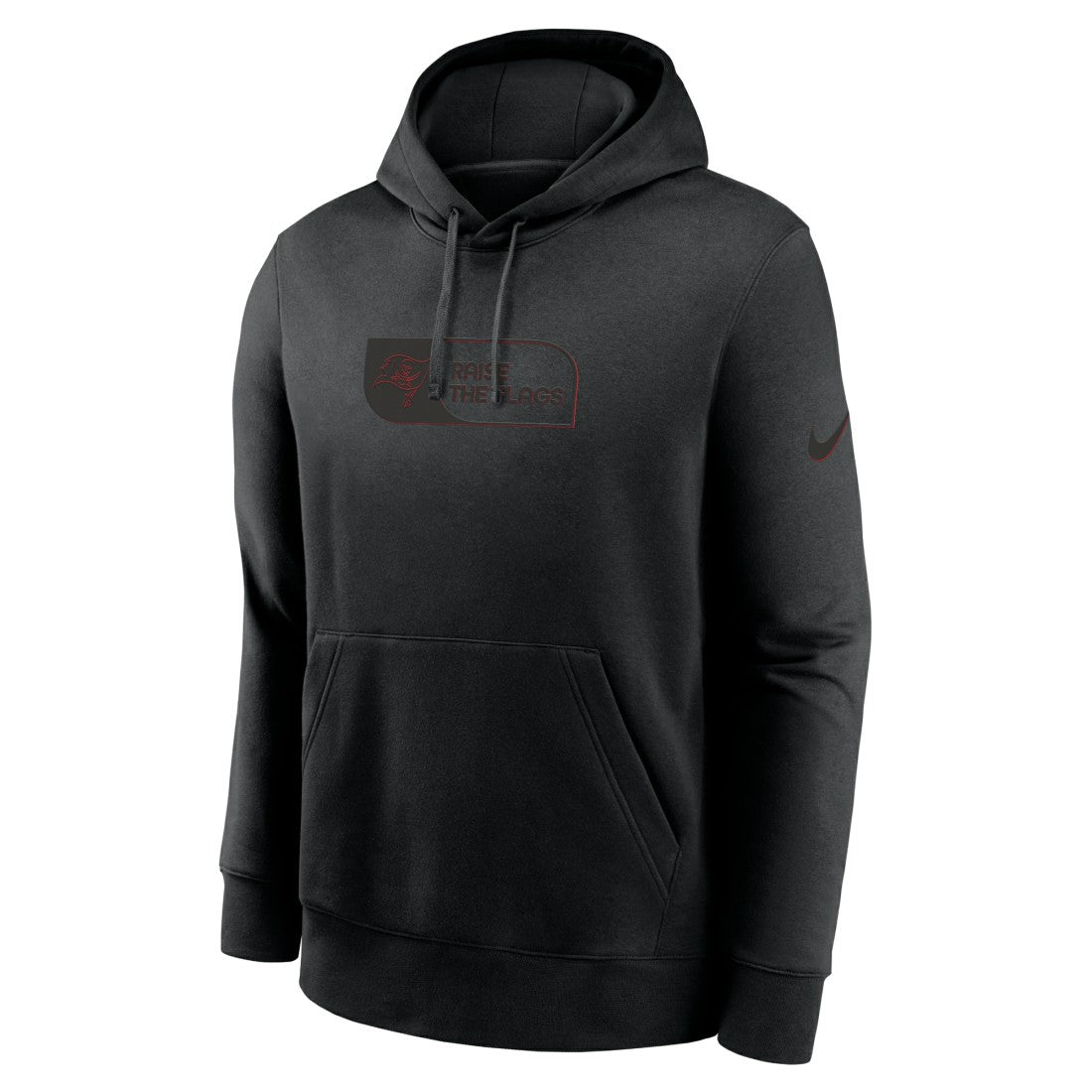 Tampa Bay Buccaneers Edge Pack French Terry Club Pullover Hoodie Black
