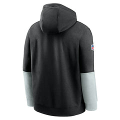 Las Vegas Raiders 2024 Sideline Club Pullover Hoodie Black