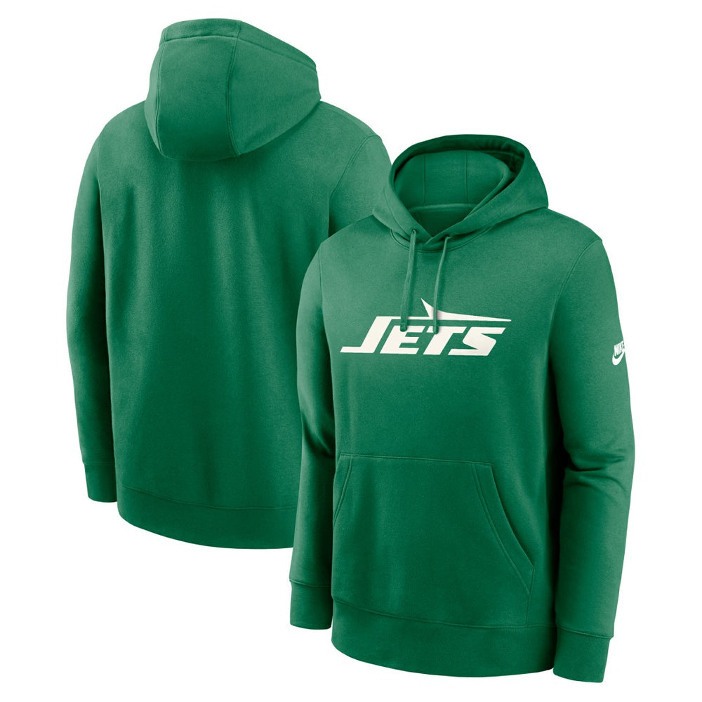 New York Jets Big & Tall Club Logo Pullover Hoodie Green