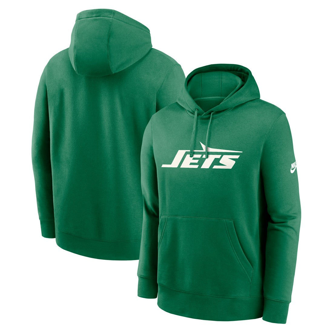 New York Jets Big & Tall Club Logo Pullover Hoodie Green