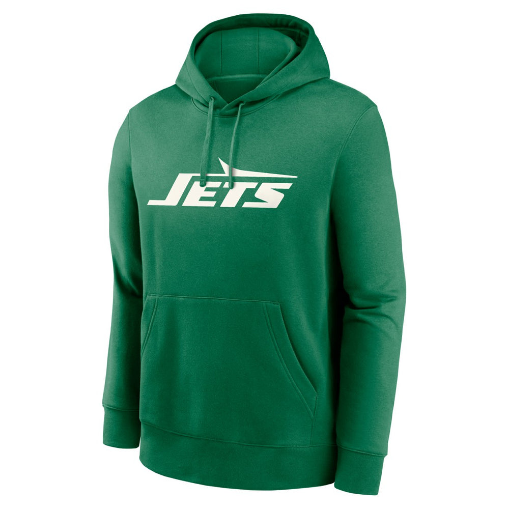 New York Jets Big & Tall Club Logo Pullover Hoodie Green