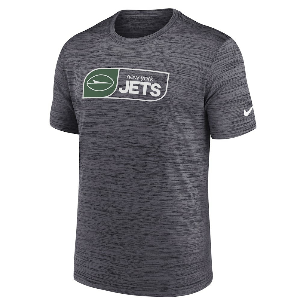 New York Jets Big & Tall Velocity Performance T-Shirt Black