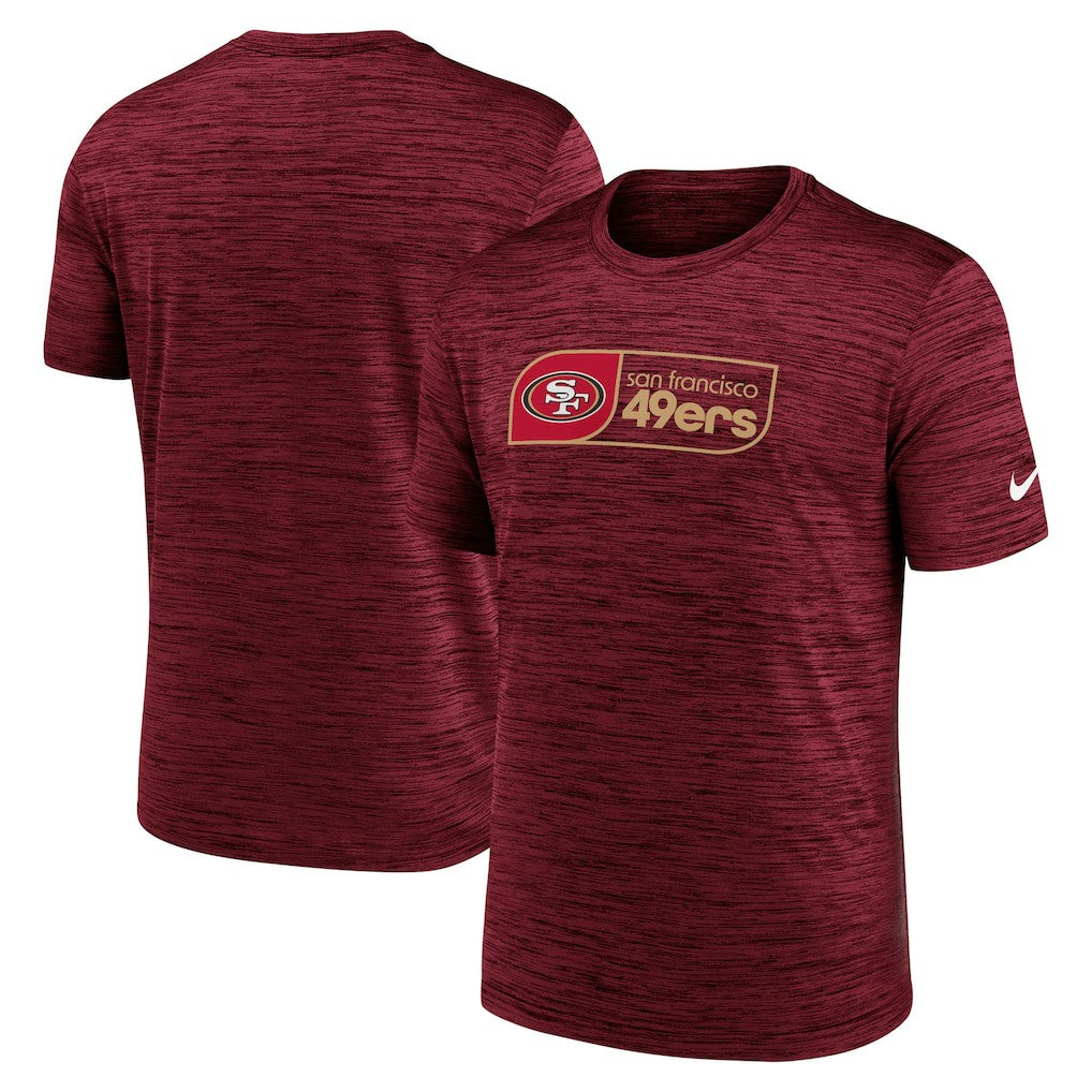 San Francisco 49ers Big & Tall Velocity Performance T-Shirt Scarlet