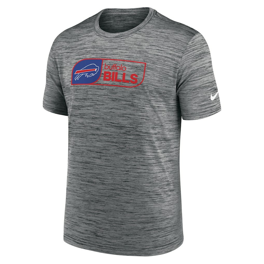 Buffalo Bills Big & Tall Velocity Performance T-Shirt Charcoal