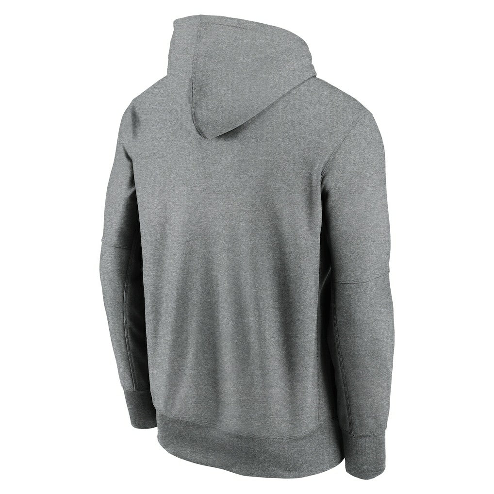 Miami Dolphins Big & Tall Performance Pullover Hoodie Heather Gray