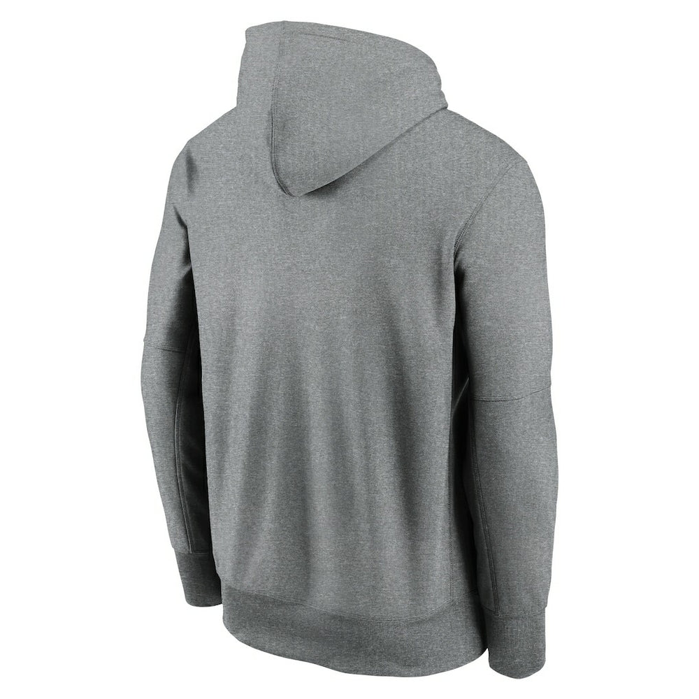 Miami Dolphins Big & Tall Performance Pullover Hoodie Heather Gray