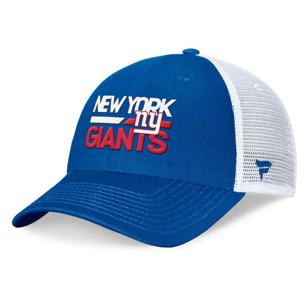 New York Giants Upper Trucker Adjustable Hat Royal/White
