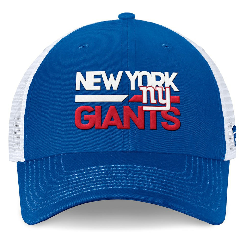 New York Giants Upper Trucker Adjustable Hat Royal/White