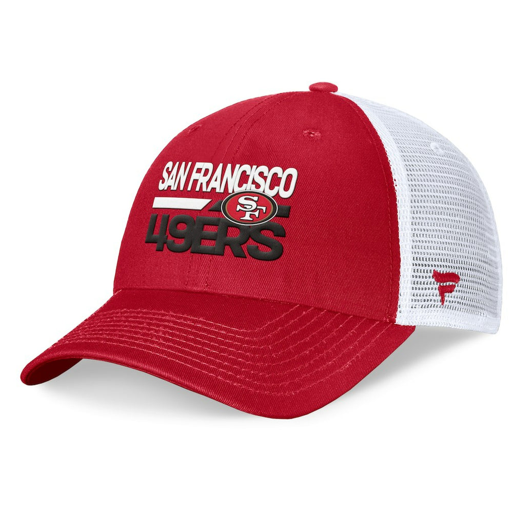 San Francisco 49ers Upper Trucker Adjustable Hat Scarlet/White