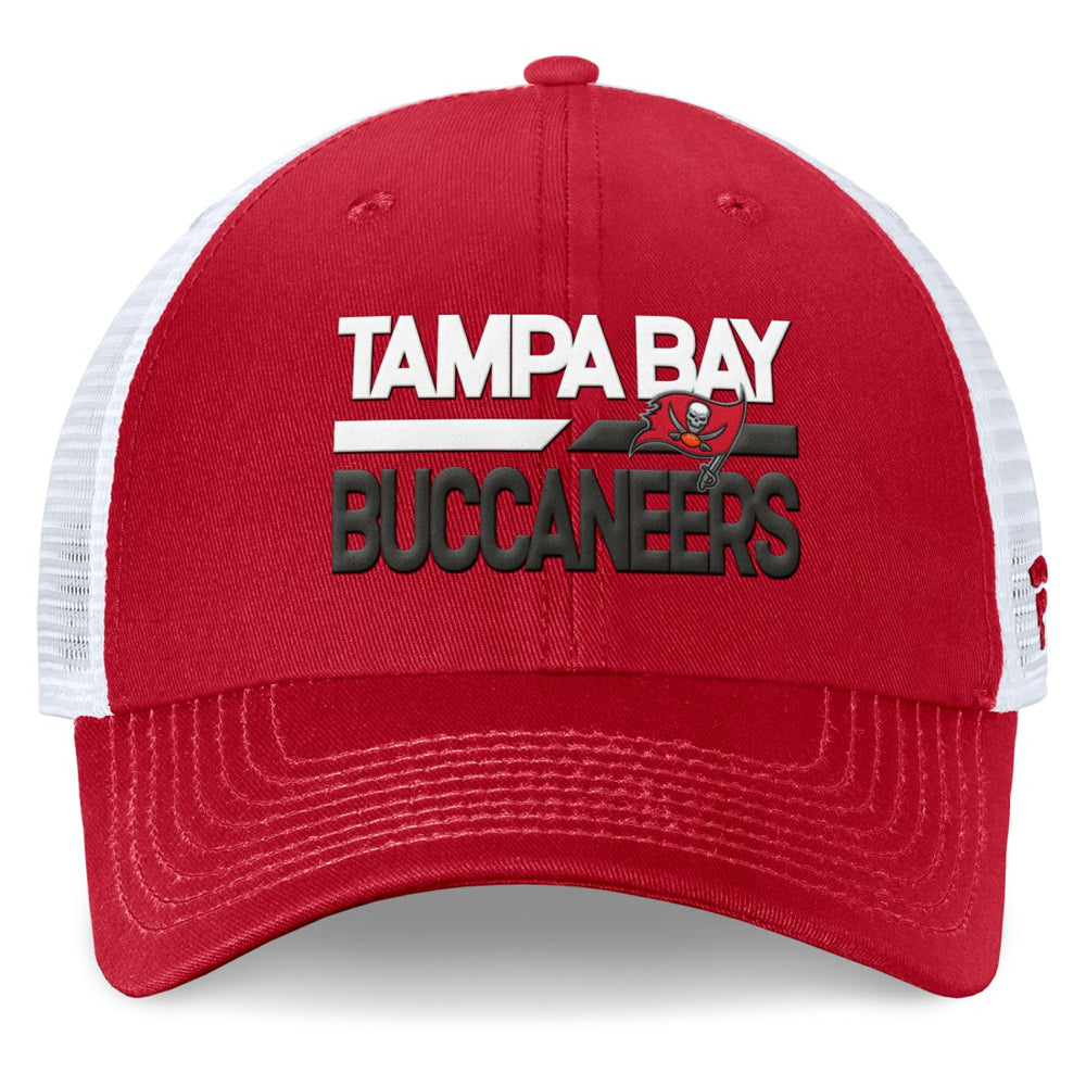 Tampa Bay Buccaneers Upper Trucker Adjustable Hat Red/White