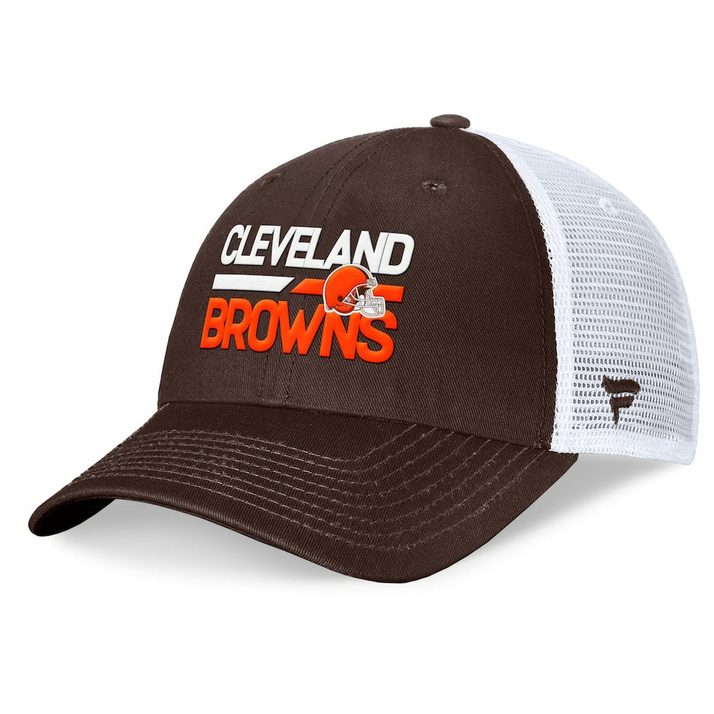 Cleveland Browns Upper Trucker Adjustable Hat Brown/White