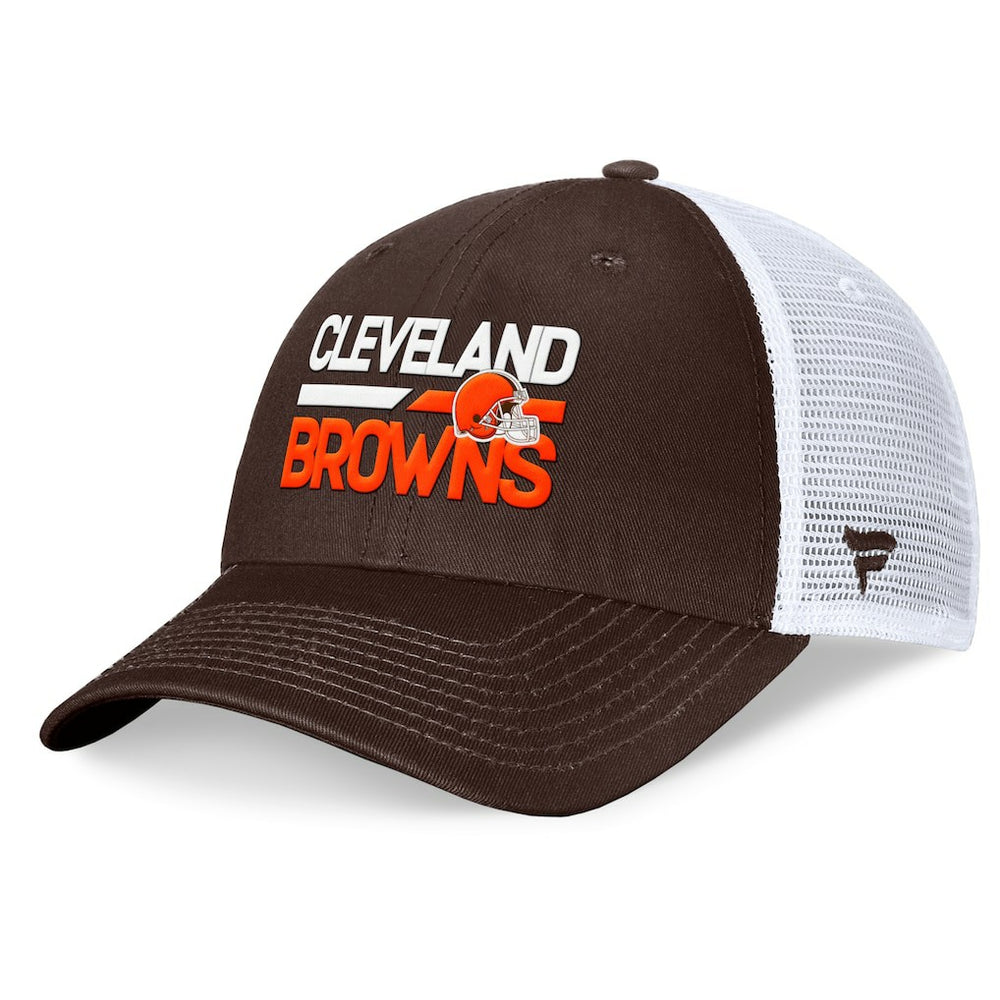 Cleveland Browns Upper Trucker Adjustable Hat Brown/White