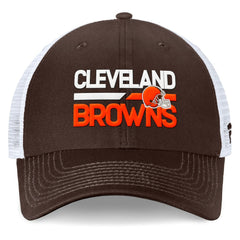 Cleveland Browns Upper Trucker Adjustable Hat Brown/White