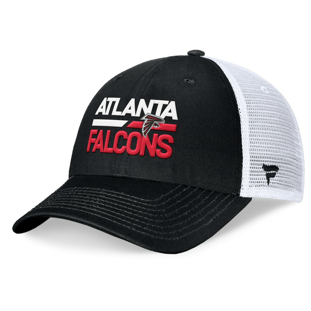 Atlanta Falcons Upper Trucker Adjustable Hat Black/White