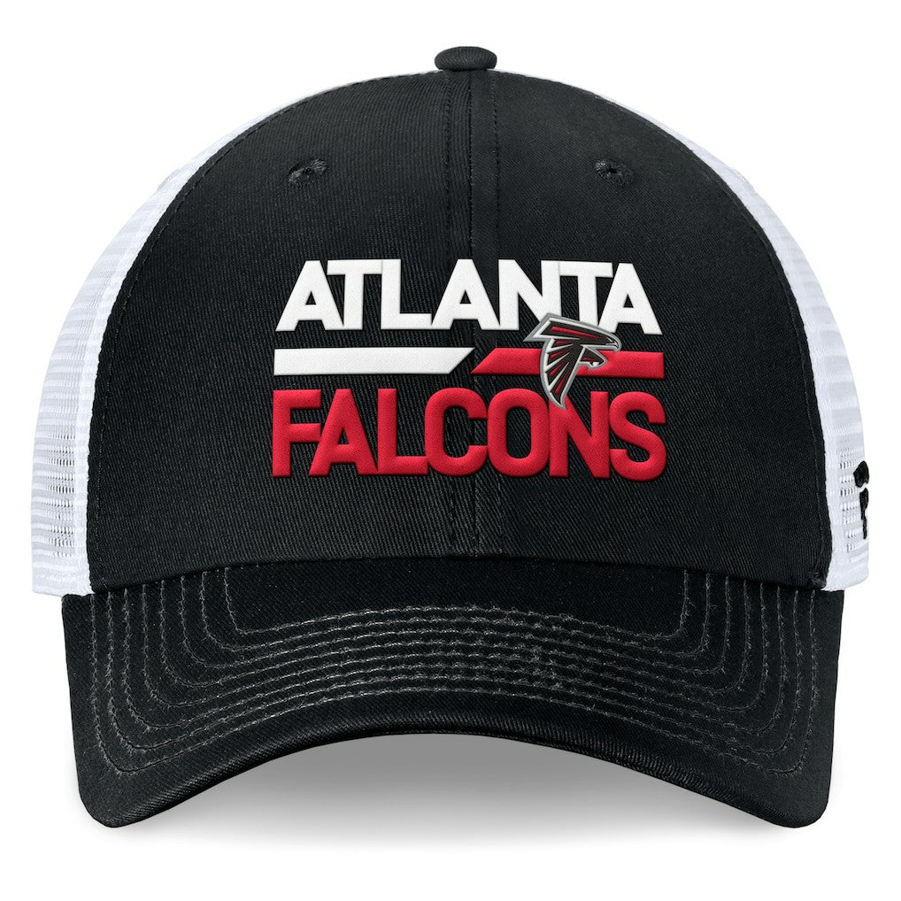 Atlanta Falcons Upper Trucker Adjustable Hat Black/White