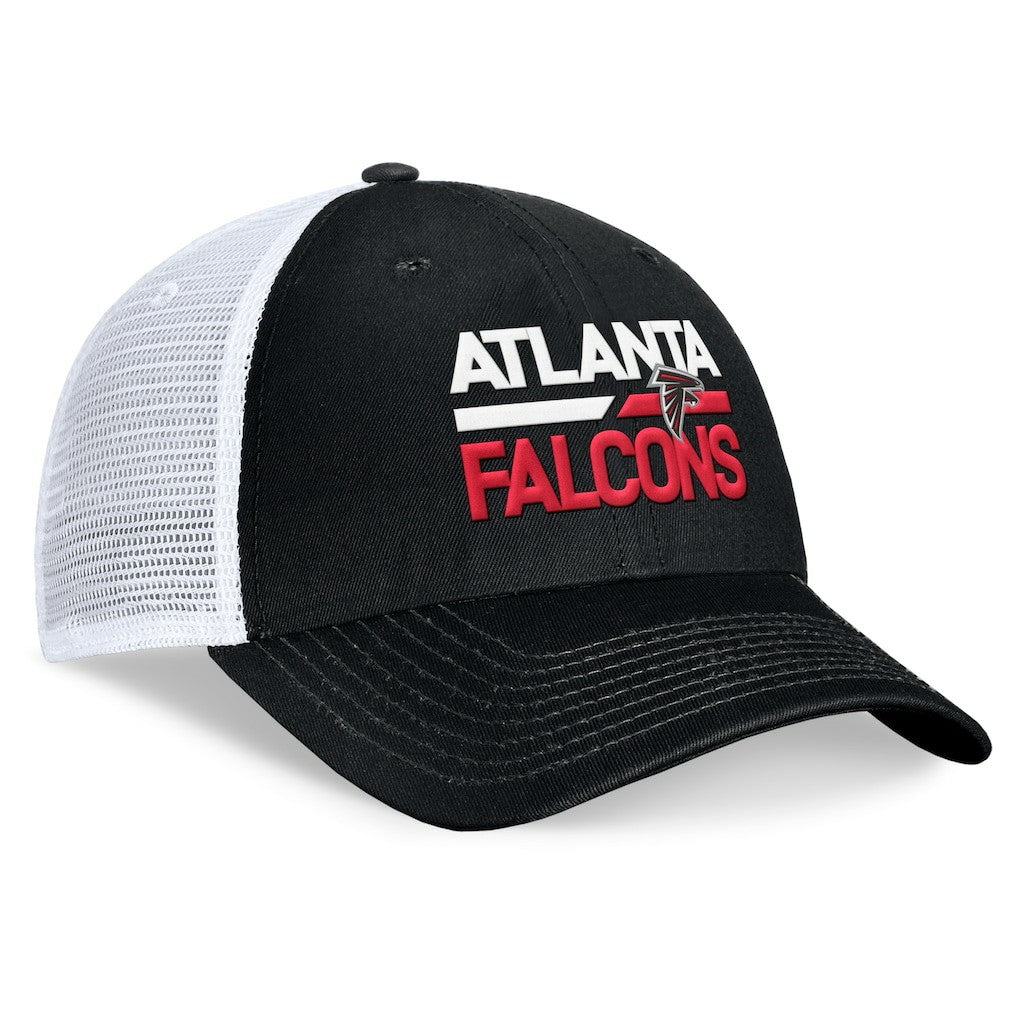 Atlanta Falcons Upper Trucker Adjustable Hat Black/White