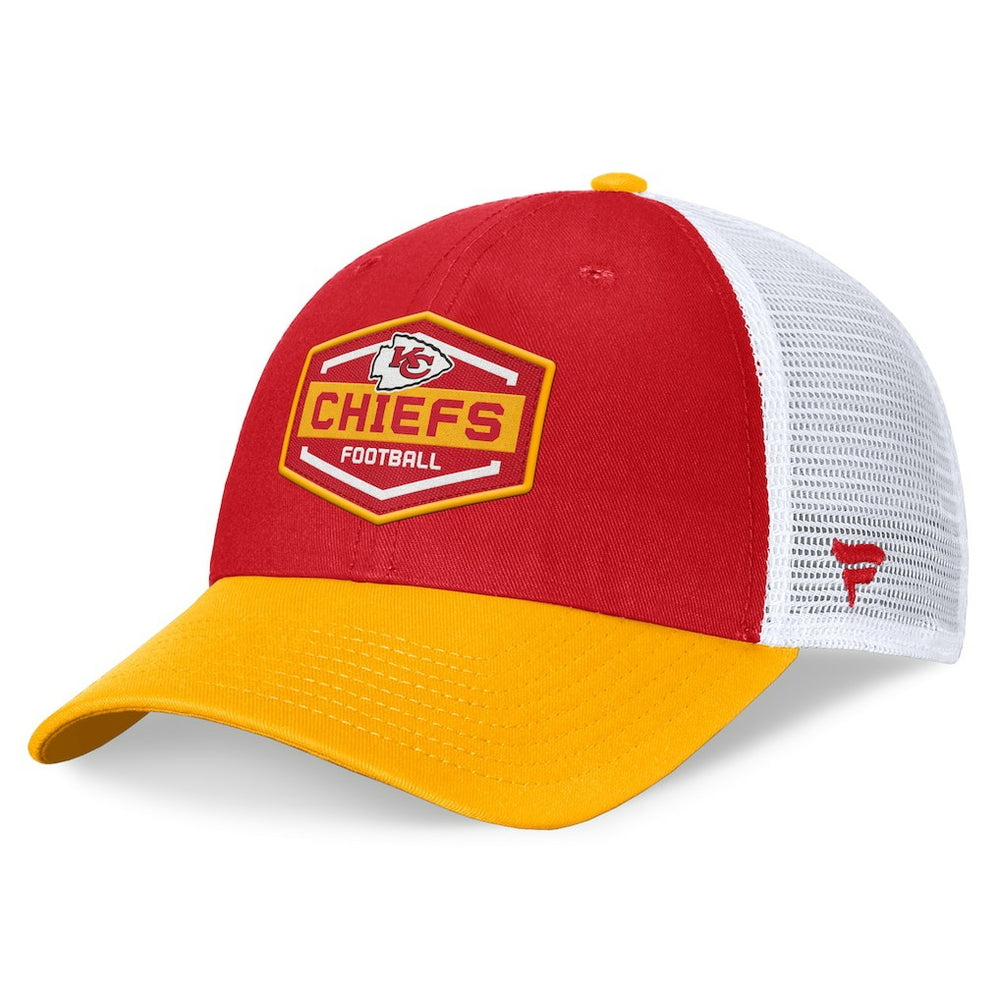 Kansas City Chiefs Bench Trucker Adjustable Hat Red/Gold