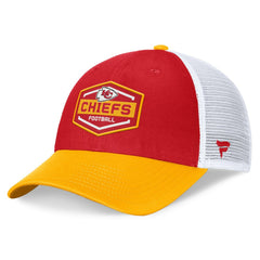 Kansas City Chiefs Bench Trucker Adjustable Hat Red/Gold