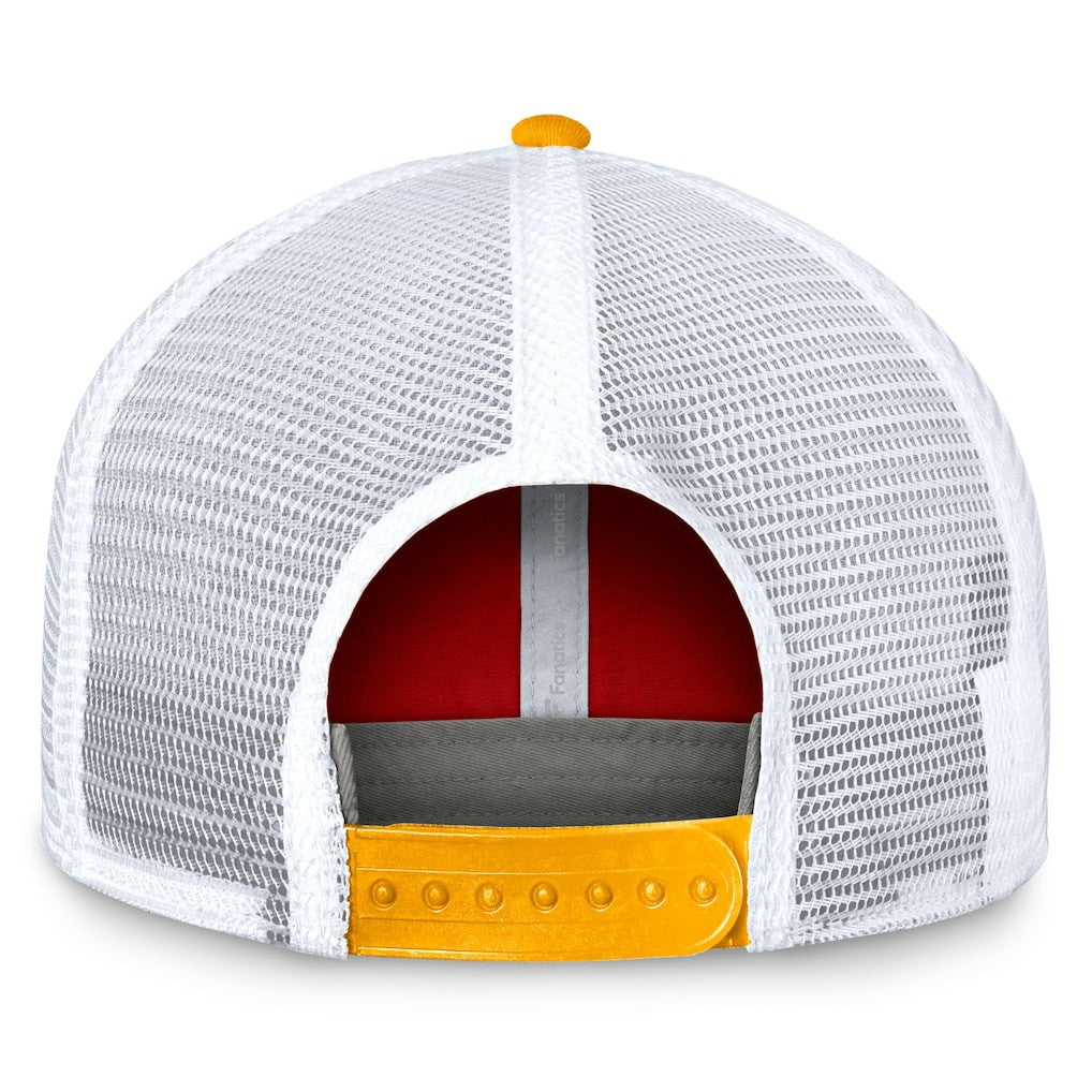 Kansas City Chiefs Bench Trucker Adjustable Hat Red/Gold