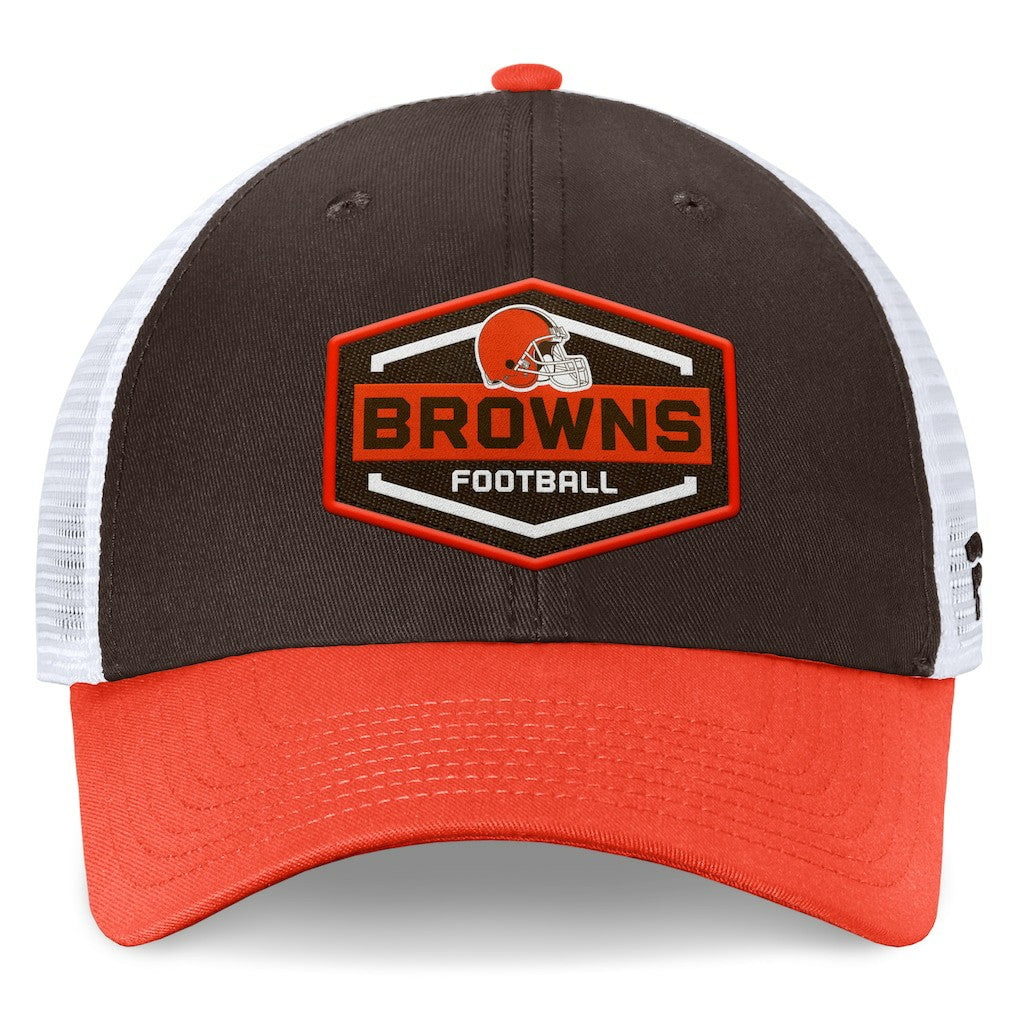 Cleveland Browns Bench Trucker Adjustable Hat Brown/Orange
