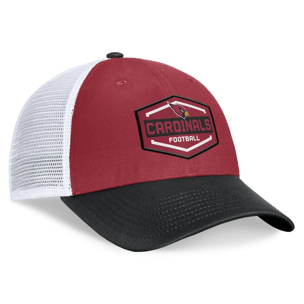 Arizona Cardinals Bench Trucker Adjustable Hat Cardinal/Black