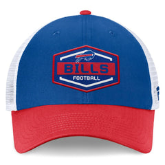 Buffalo Bills Bench Trucker Adjustable Hat Royal/Red