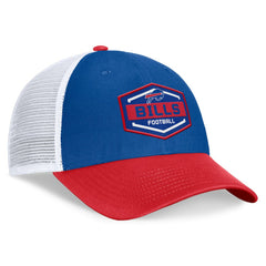 Buffalo Bills Bench Trucker Adjustable Hat Royal/Red