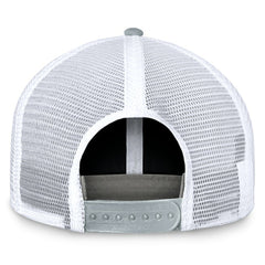 Las Vegas Raiders Bench Trucker Adjustable Hat Black/Silver