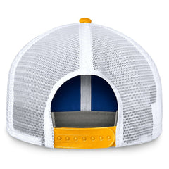 Los Angeles Rams Bench Trucker Adjustable Hat Royal/Gold
