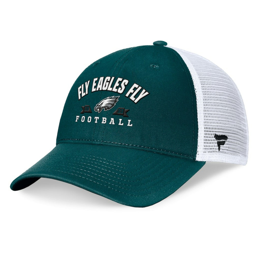 Philadelphia Eagles Timeout Trucker Adjustable Hat Midnight Green