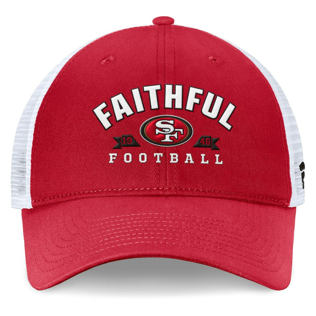 San Francisco 49ers Timeout Trucker Adjustable Hat Scarlet