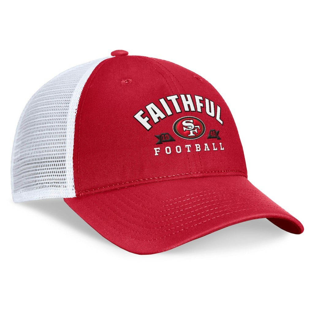 San Francisco 49ers Timeout Trucker Adjustable Hat Scarlet