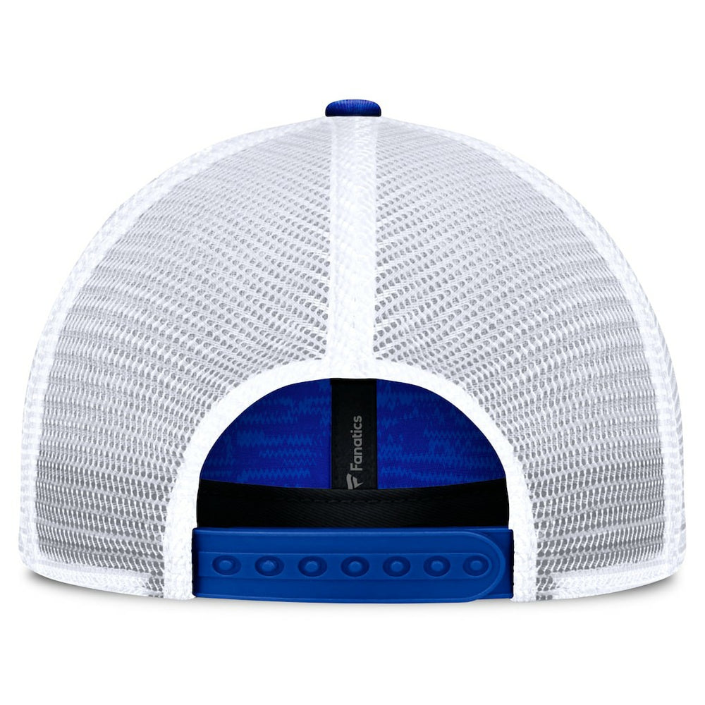 Los Angeles Rams Challenge Trucker Adjustable Hat Heather Royal