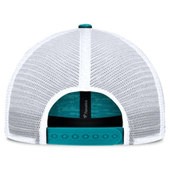 Miami Dolphins Challenge Trucker Adjustable Hat Heather Aqua