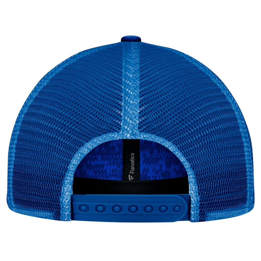 New York Giants Challenge Trucker Adjustable Hat Heather Royal