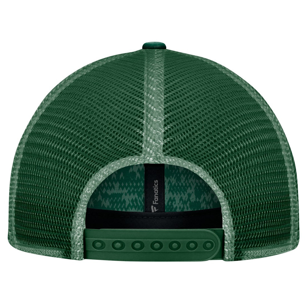 New York Jets Challenge Trucker Adjustable Hat Heather Green