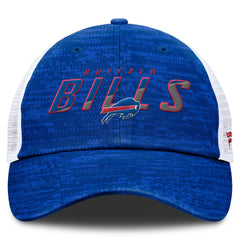 Buffalo Bills Challenge Trucker Adjustable Hat Heather Royal