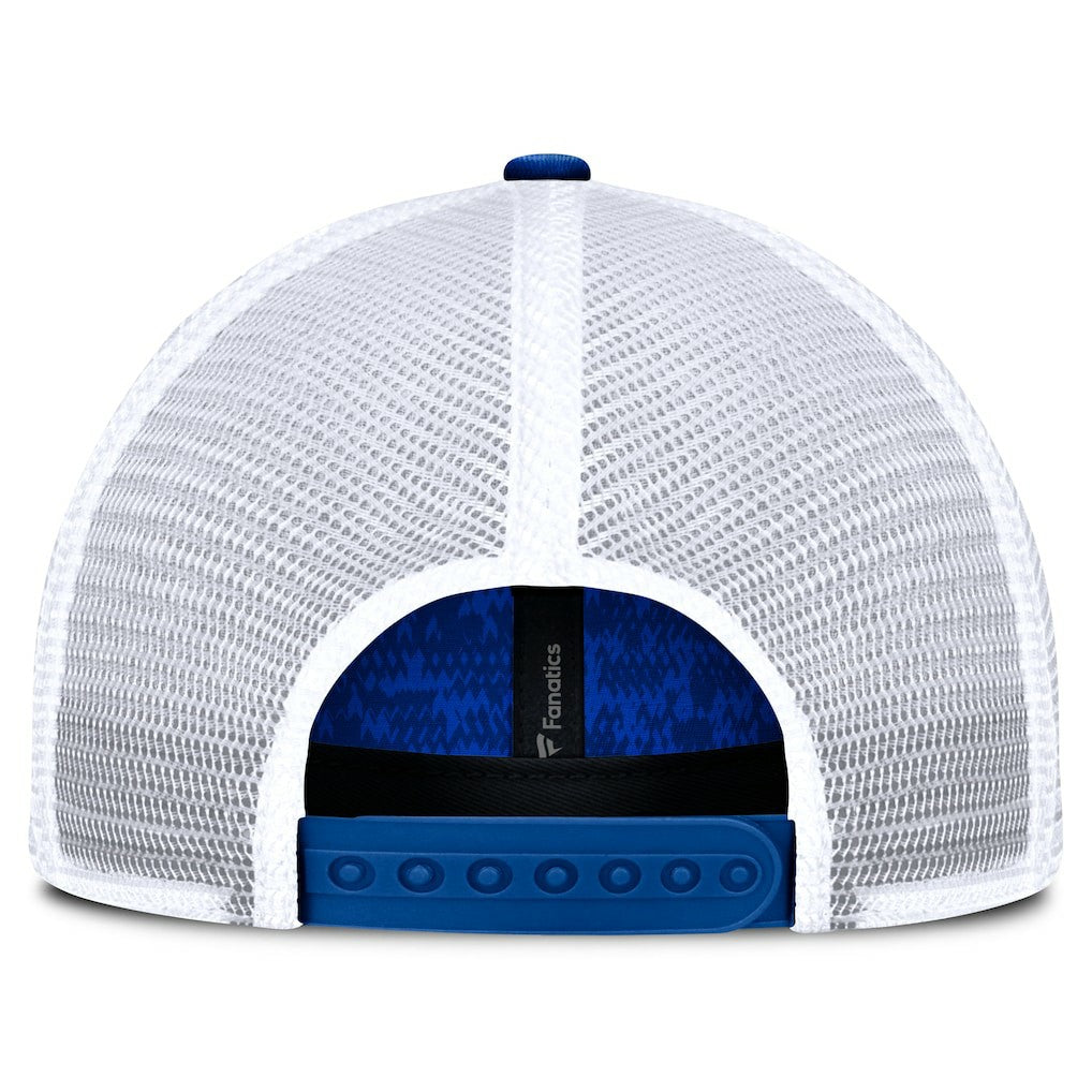 Buffalo Bills Challenge Trucker Adjustable Hat Heather Royal