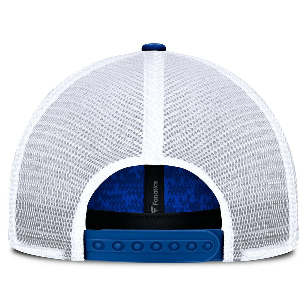 Buffalo Bills Challenge Trucker Adjustable Hat Heather Royal