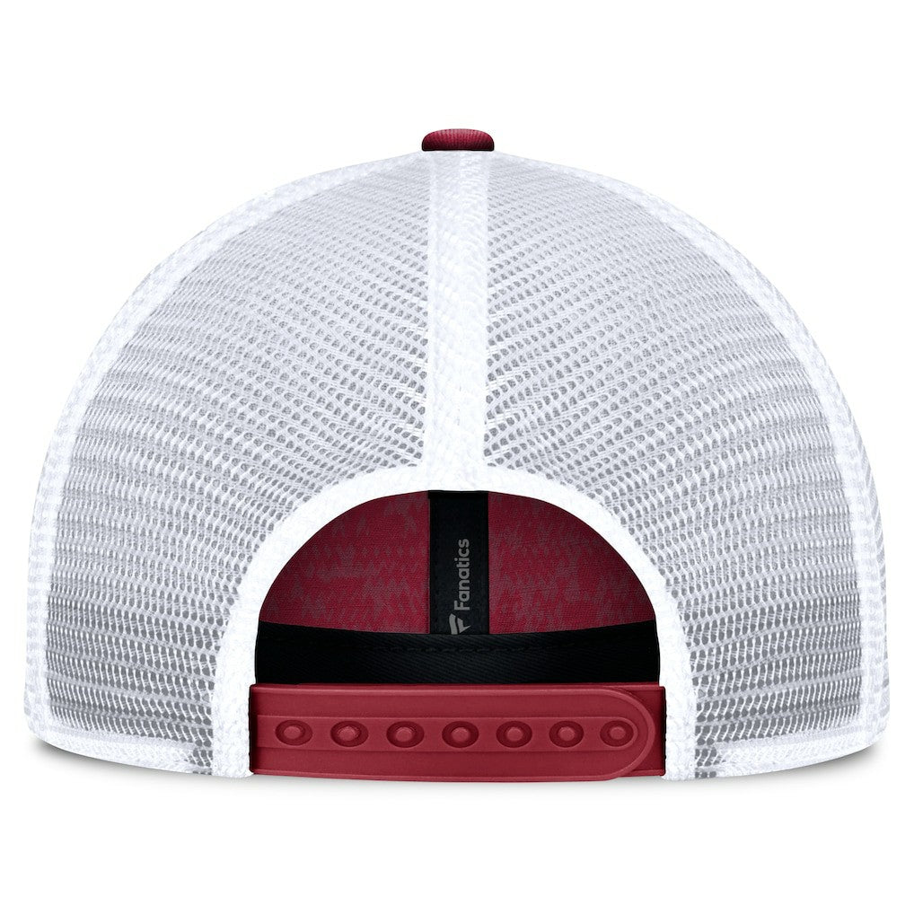 Arizona Cardinals Challenge Trucker Adjustable Hat Heather Cardinal