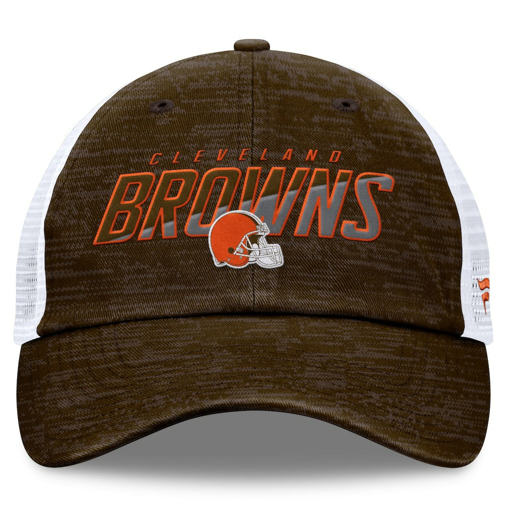Cleveland Browns Challenge Trucker Adjustable Hat Brown