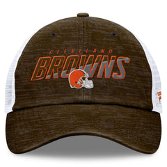 Cleveland Browns Challenge Trucker Adjustable Hat Brown