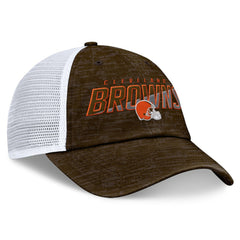 Cleveland Browns Challenge Trucker Adjustable Hat Brown