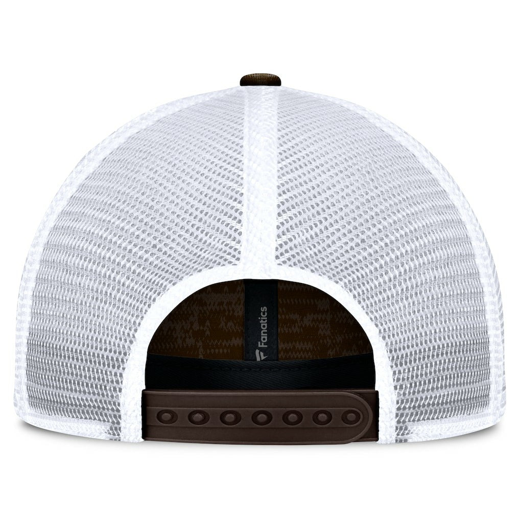 Cleveland Browns Challenge Trucker Adjustable Hat Brown