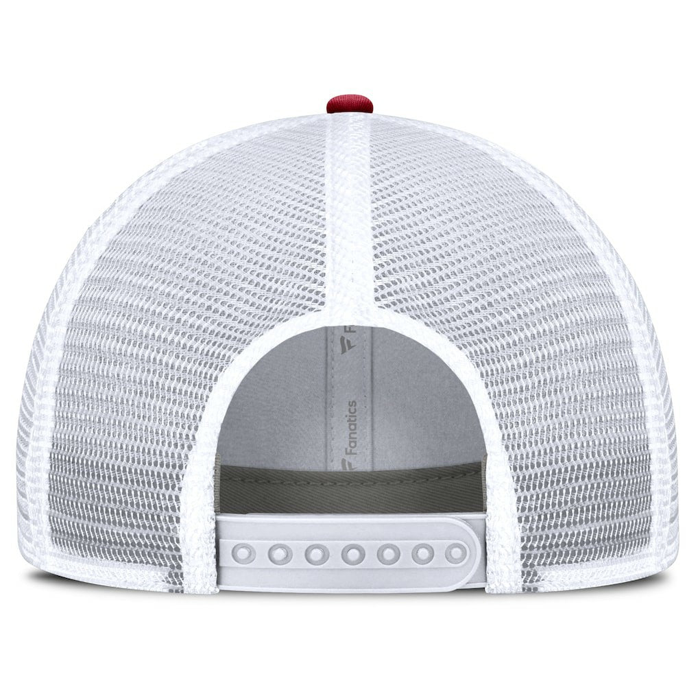 San Francisco 49ers Flawless Stripe Adjustable Hat White/Scarlet