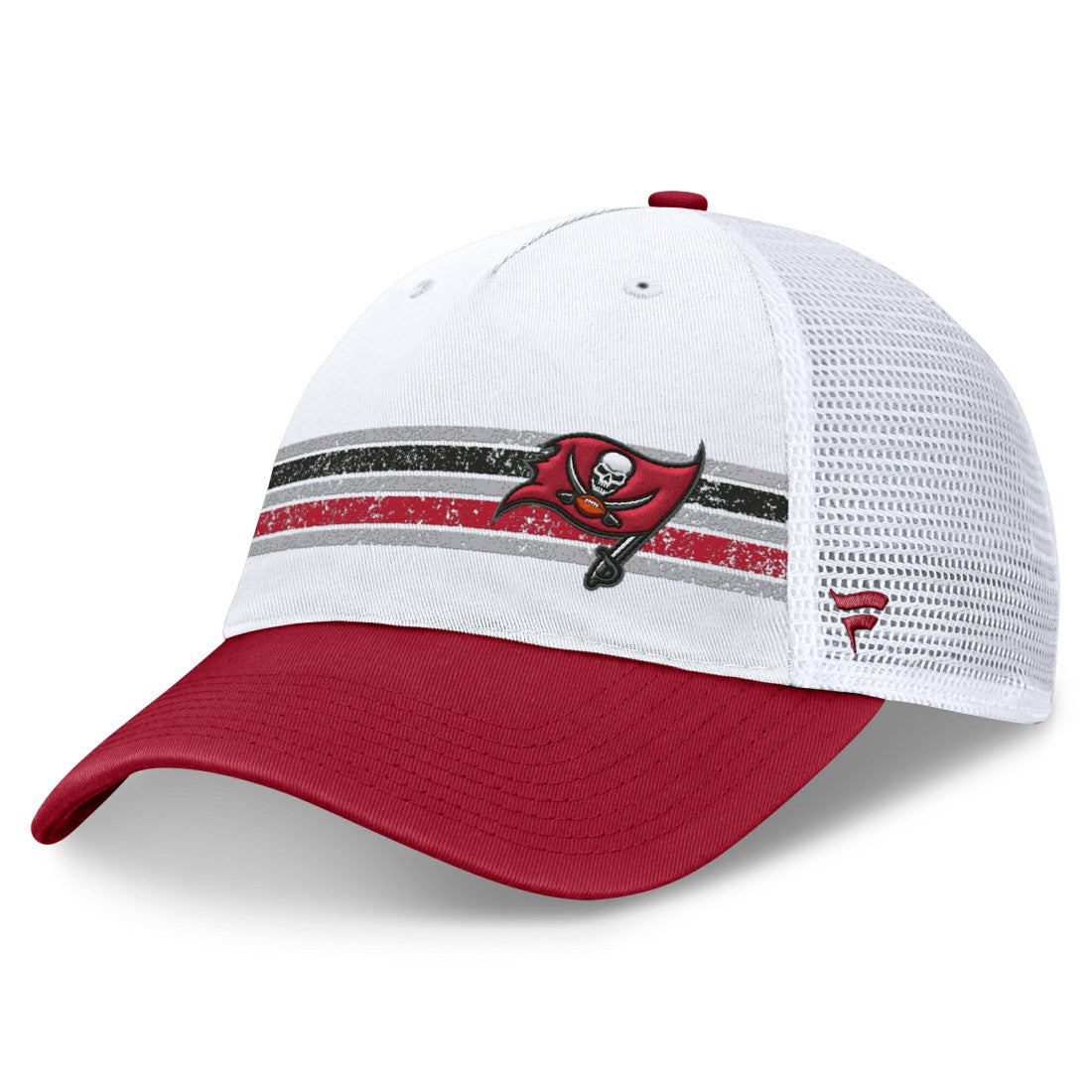 Tampa Bay Buccaneers Flawless Stripe Adjustable Hat White/Red
