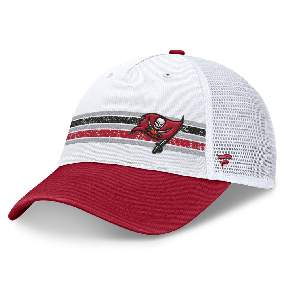 Tampa Bay Buccaneers Flawless Stripe Adjustable Hat White/Red