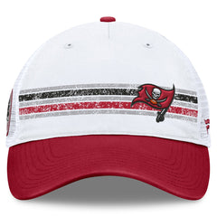 Tampa Bay Buccaneers Flawless Stripe Adjustable Hat White/Red