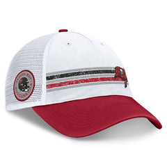Tampa Bay Buccaneers Flawless Stripe Adjustable Hat White/Red
